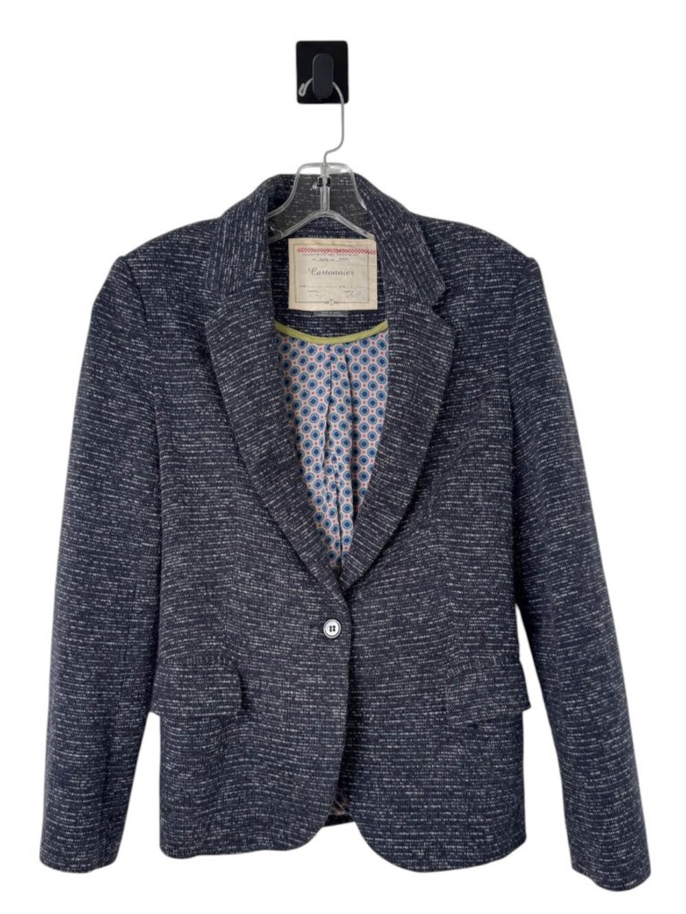 Anthropologie Cottonier Tweed Blazer Size S